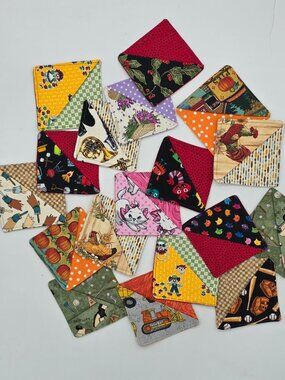 6 Handmade Corner Bookmark, Fabric Page Marker, Cute Character Bookmarks, Gifts